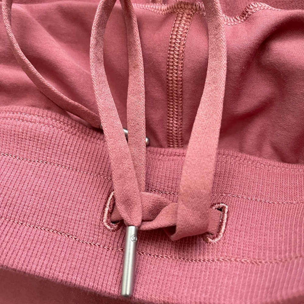 Lululemon Scuba High-Rise French Terry Jogger Women’s Size 8 briar rose pink - Picture 2 of 9